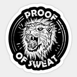 Proof of Sweat Sticker